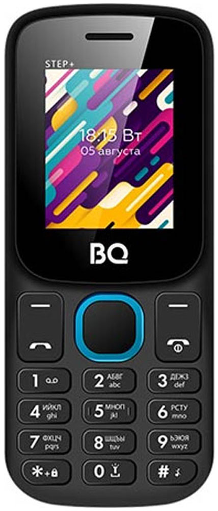Изображение товара Мобильный телефон BQ 1848 Step Black Blue GSM 2ГБ компактный корпус