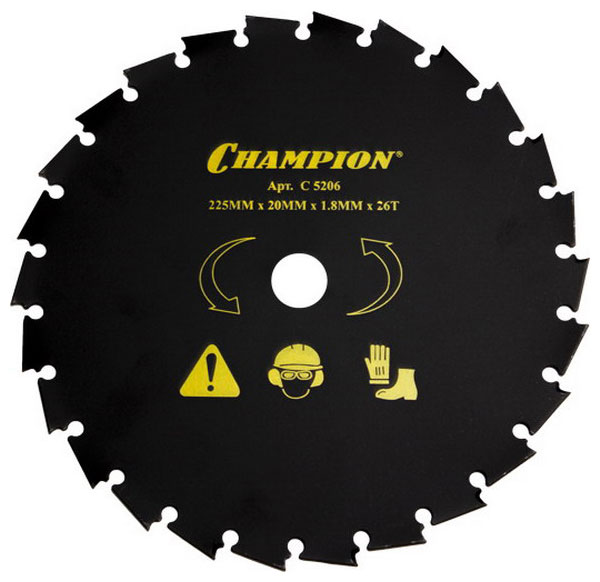 Изображение товара Нож Champion с долотообразными зубцами 26/225/20 (CLS-5800) C5206