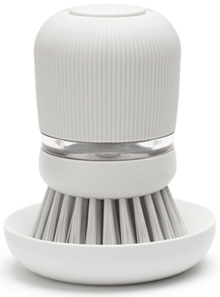 Изображение товара Щетка Brabantia с дозатором моющего средства, светло-серый