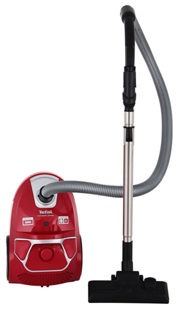 Пылесос с пылесборником Tefal Compact Power TW3953EA, красный