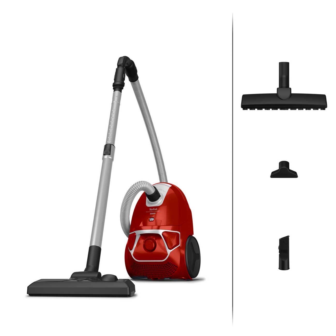 Изображение товара Пылесос с пылесборником Tefal Compact Power TW3953EA, красный