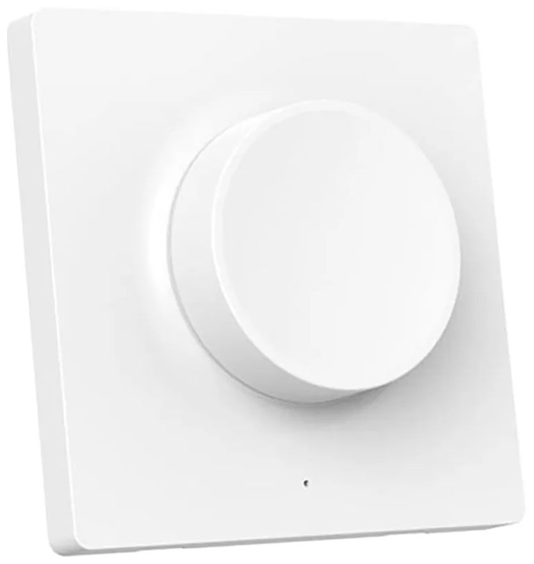 Беспроводной выключатель-диммер Yeelight Bluetooth smart dimmer (YLKG07YL), белый умный выключатель yeelight smart switch light две клавиши белый ylkg13yl ydqs0620001wteu