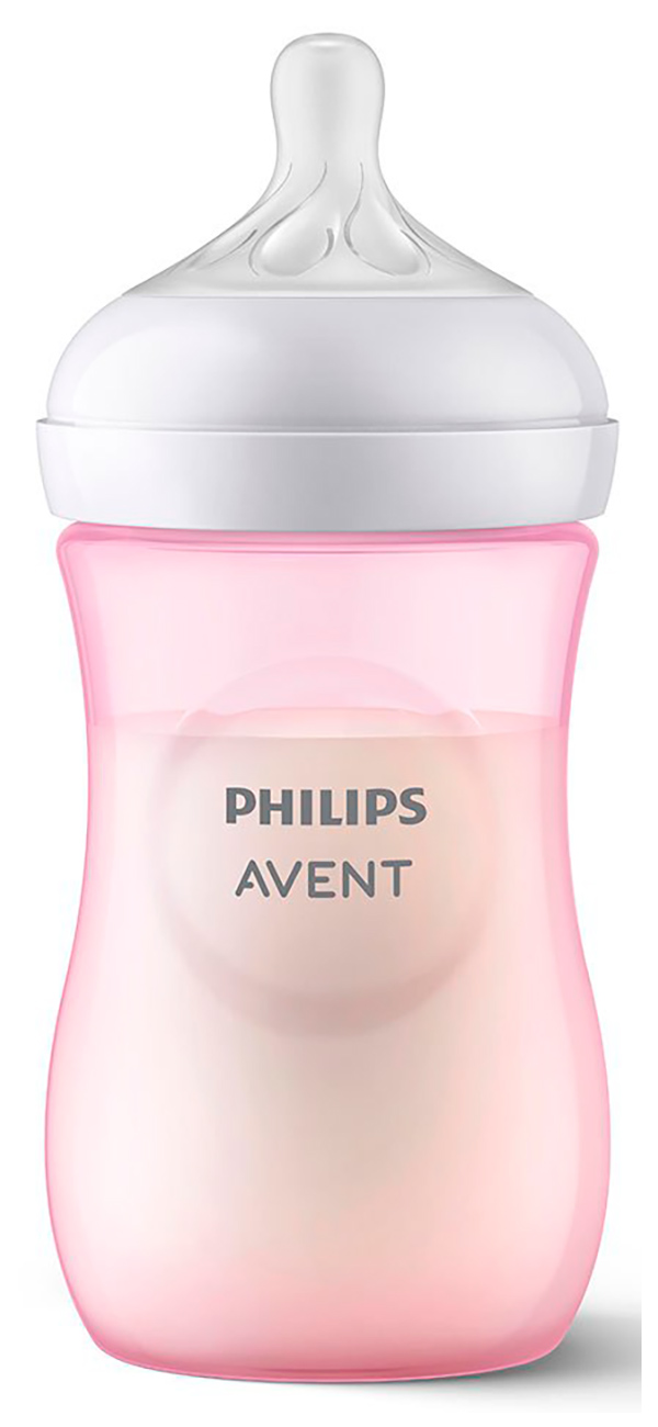 Бутылочка для кормления Philips Avent Natural Response, SCY903/11, 260 мл, 1 мес+, розовая Бутылочка для кормления Philips Avent Natural Response, SCY903/11, 260 мл, 1 мес+, розовая