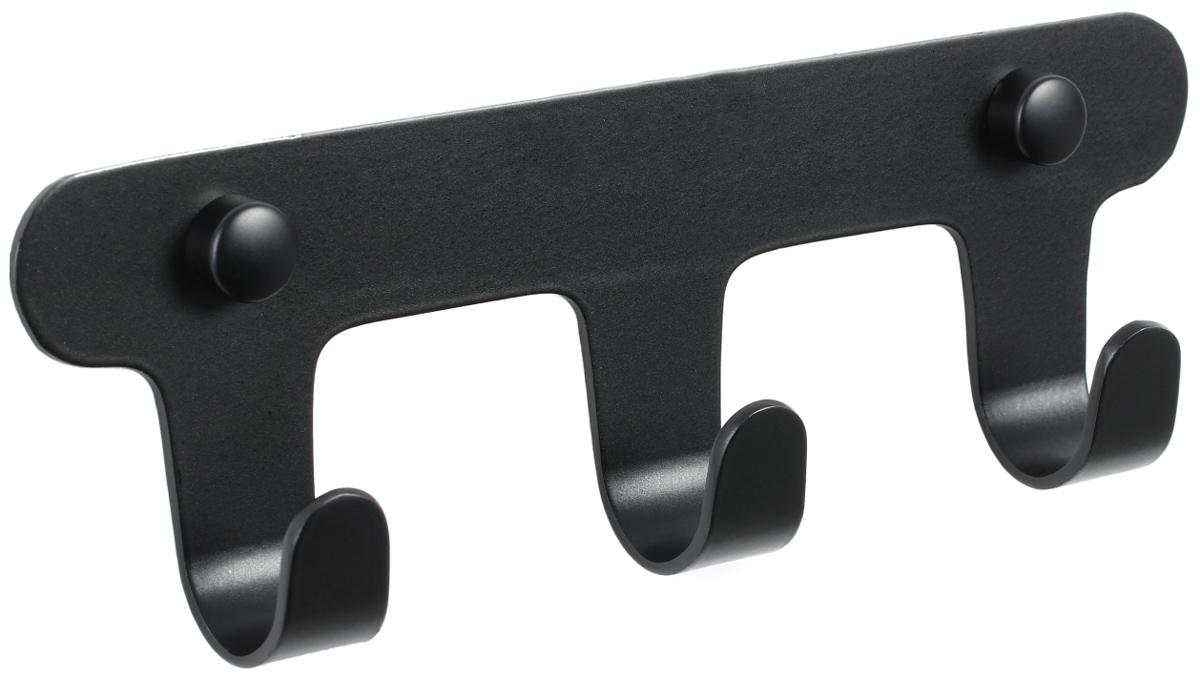 Изображение товара Планка 3 крючка Fixsen PRACTICA черный (FX-805B-3)