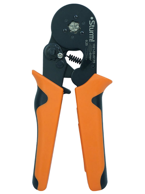 

Пресс-клещи для втулочных наконечников Sturm! 0.25-6 мм2, гексагональный профиль (1021-02-W175)