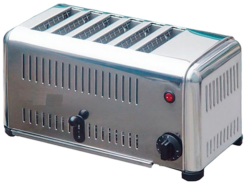 Изображение товара Вертикальный тостер Viatto VST-6 6 тостов нержавеющая сталь