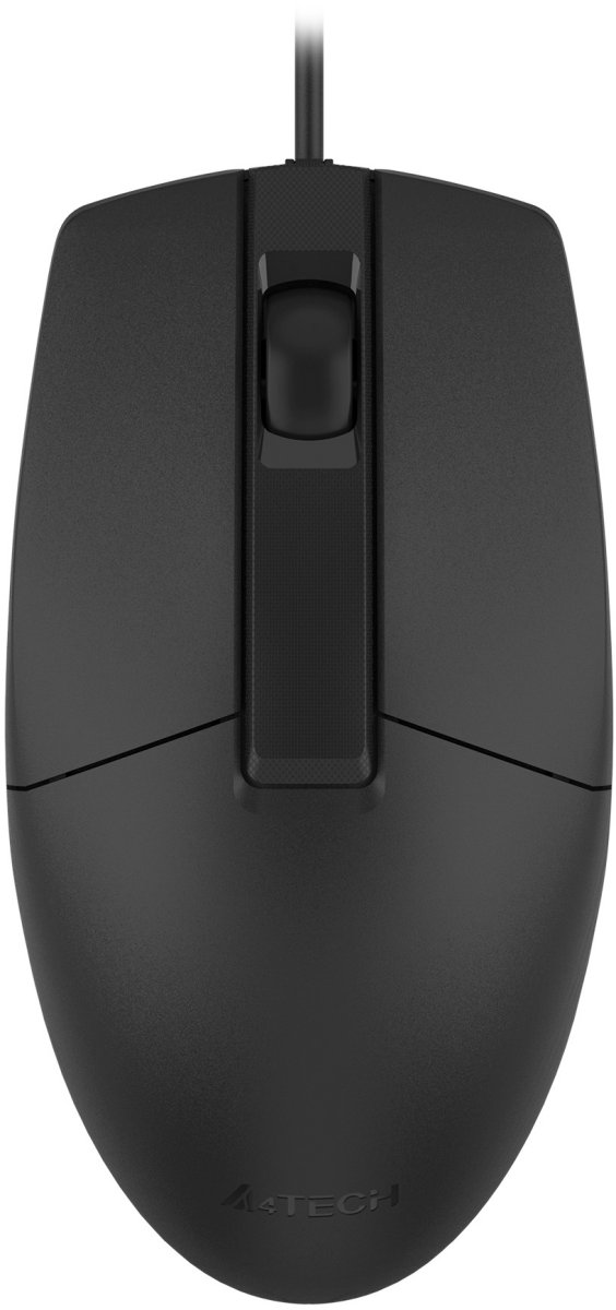 Изображение товара Мышь A4Tech OP-335S silent черная USB оптическая для правой и левой руки