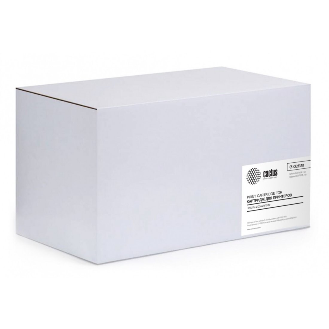 Изображение товара Картридж лазерный Cactus CS-CF283AD черный 1500 страниц для HP LJ Pro M125nw M127fw