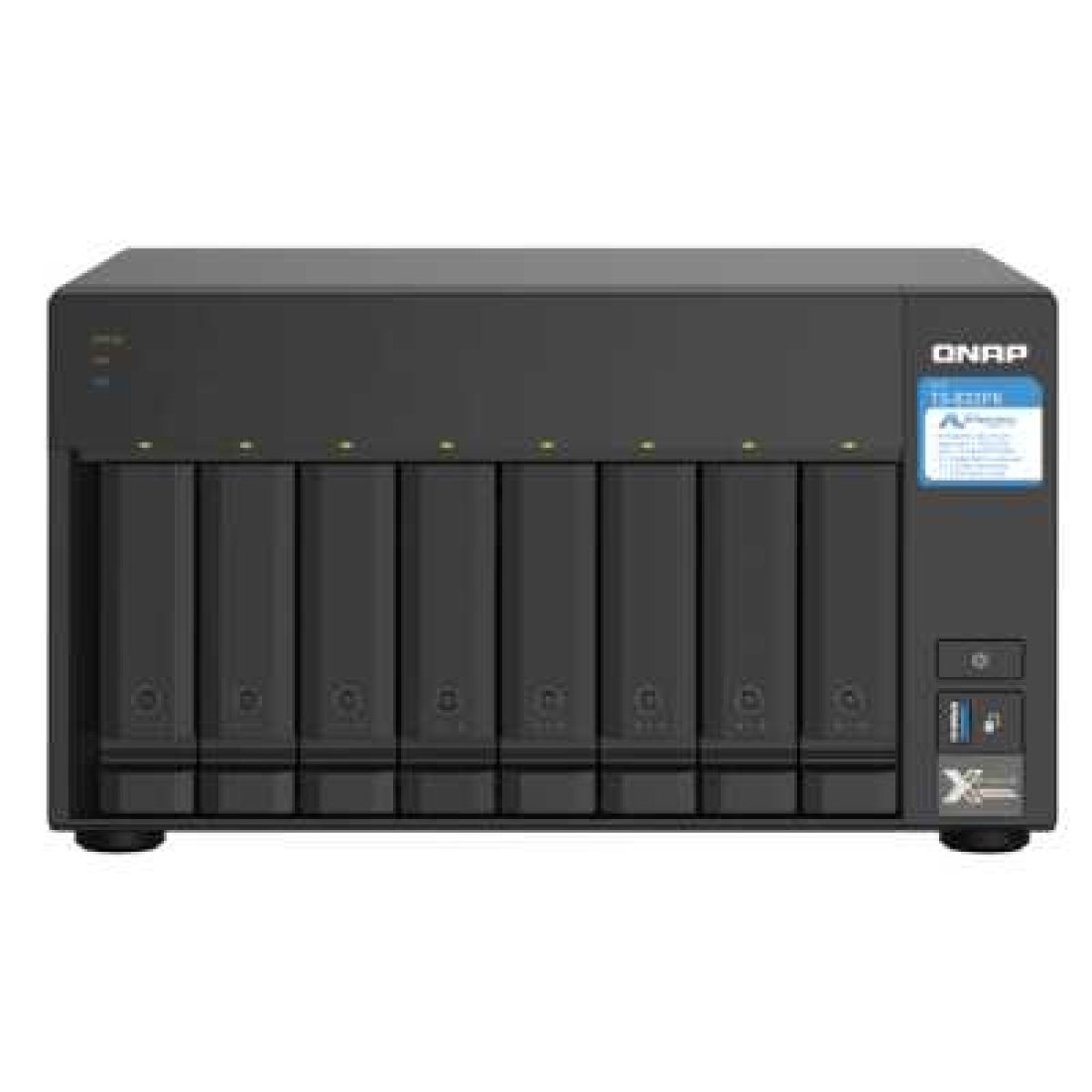 Изображение товара Сетевое хранилище QNAP SMB TS-832PX-4G
