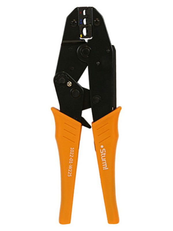 

Пресс-клещи для втулочных наконечников и гильз Sturm! 1022-01-W225, 0.5-6 мм2