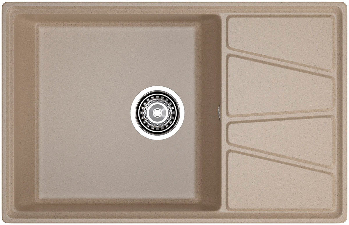 Изображение товара Кухонная мойка GranFest VERTEX 780L искусственный мрамор песочная реверсивная