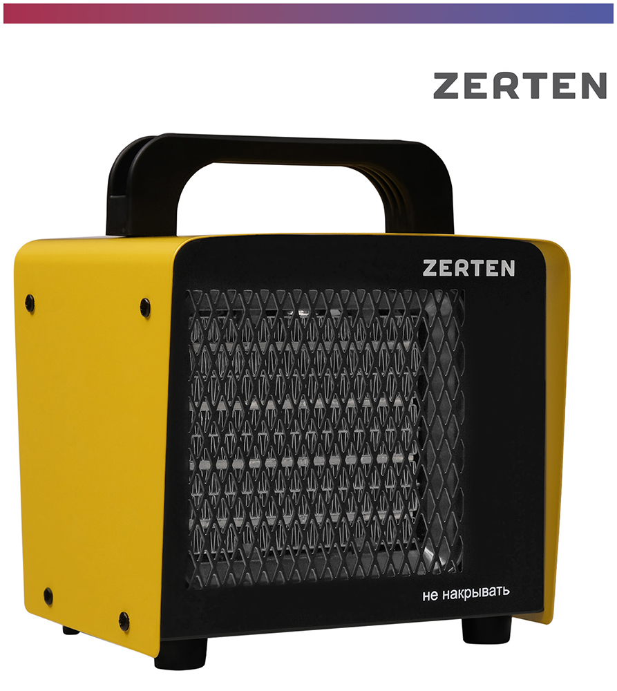 Изображение товара Тепловая пушка Zerten ZPK-20 для быстрого обогрева до 20 м2 электронагреватель металлокерамика