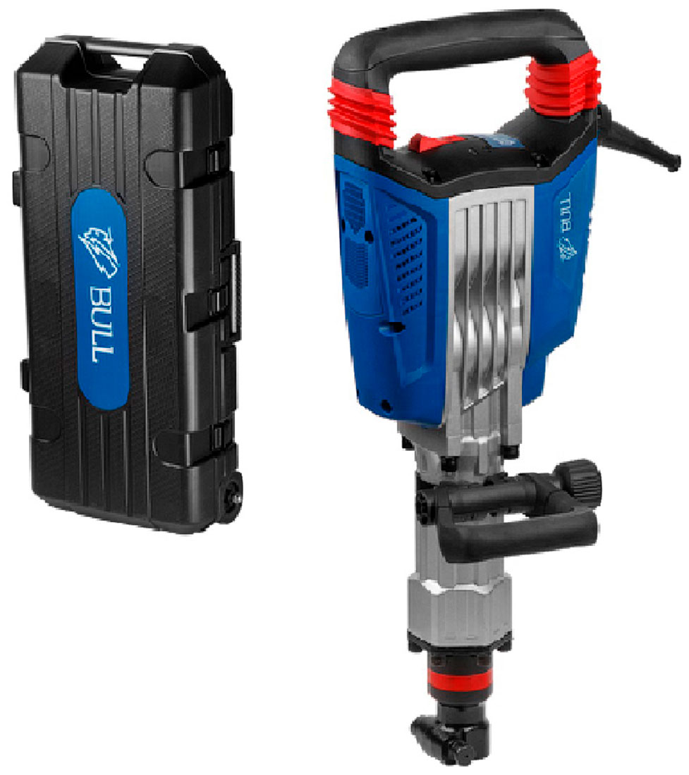 

Отбойный молоток Bull SH 1501, 1750 Вт, 45.0 Дж, 1600 уд/мин, патрон внутренний шестигранный, 30 мм, вес 15 кг (10008225), Синий/черный