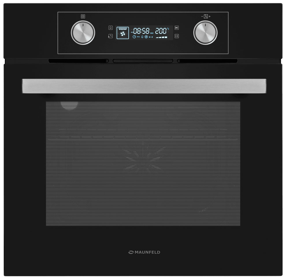 Изображение товара Электрический духовой шкаф Maunfeld AEOH6062B 60л, конвекция, таймер, гидролизная очистка