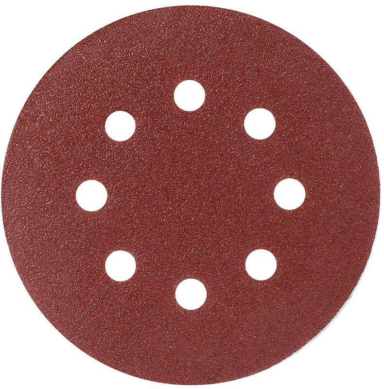 Изображение товара Круг шлифовальный Patriot на липучке, 125 мм, Р60, 8 отверстий, 5 шт