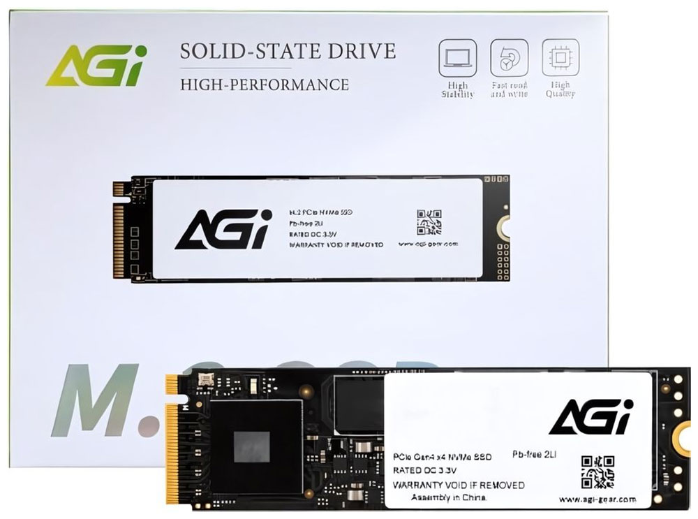 SSD накопитель AGI M.2 AI838 1000 Гб PCIe 4.0 (AGI1T0G44AI838) SSD накопитель AGI M.2 AI838 1000 Гб PCIe 4.0 (AGI1T0G44AI838)