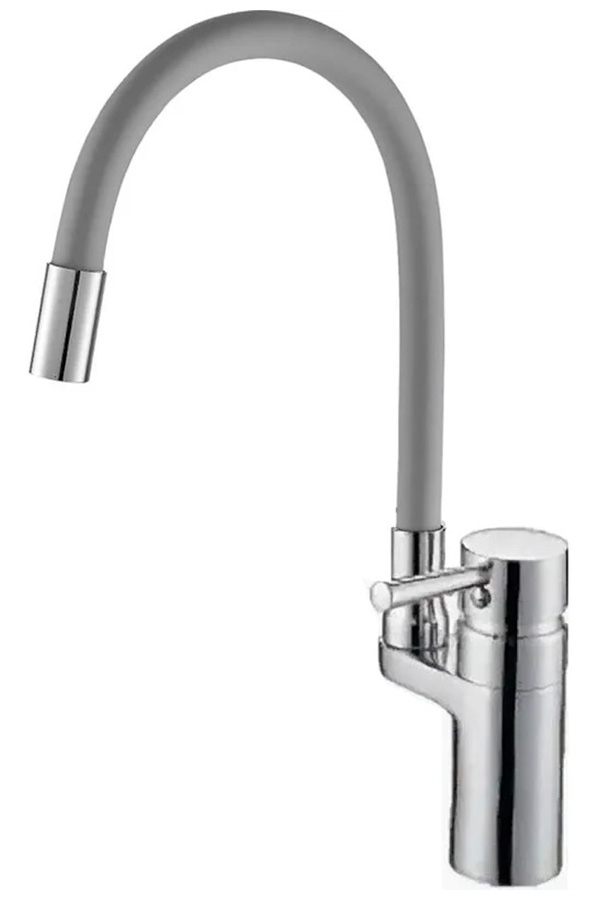 Изображение товара Современный кухонный смеситель с гибким изливом D-Lin хром 1/2