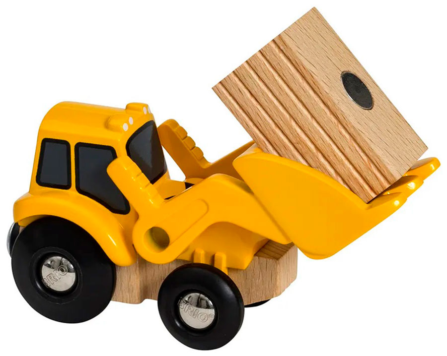 Изображение товара Транспорт игрушечный Brio Погрузчик, 2 элемента (33436)