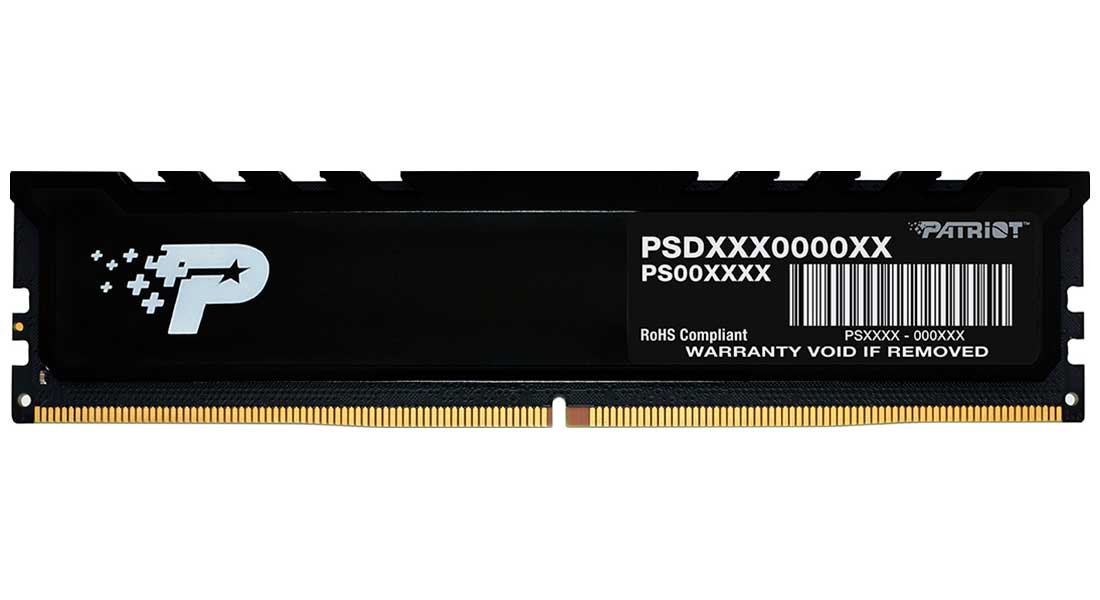 Изображение товара Оперативная память Patriot Memory DDR5 24Gb 5600MHz Signature Premium (PSP524G560081H1)