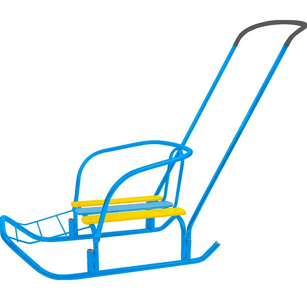 Изображение товара Санки Ника Игрушка "Ветерок 7 В7" голубой
