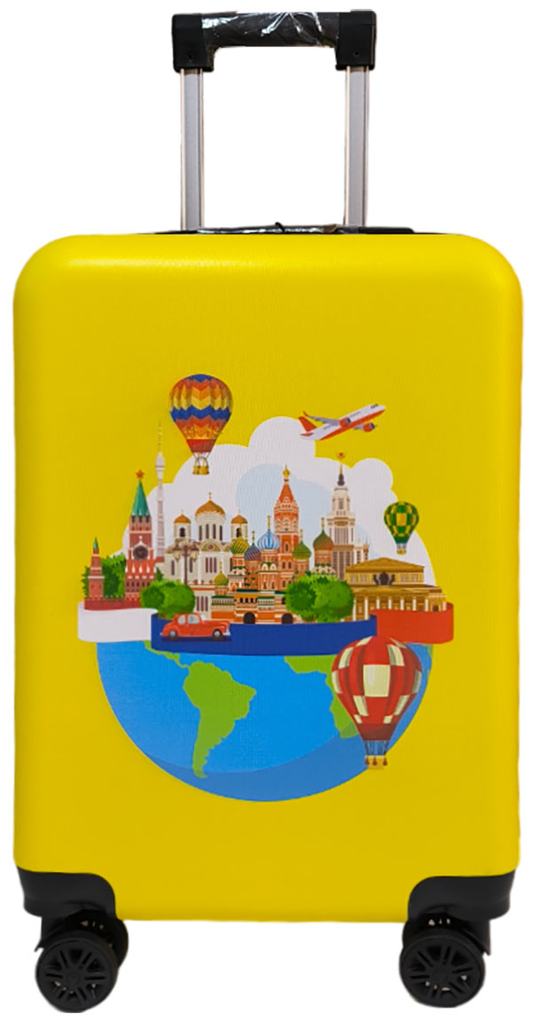 Изображение товара Дорожный чемодан детский Lats на колесиках XS (арт.705) Москва, желтый
