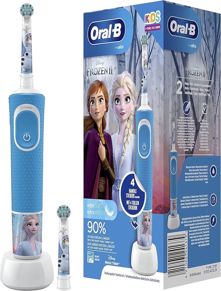 Электрическая зубная щетка Oral-B Oral-B Vitality D100 Frozen + 2 сменные насадки (D100.423.2K) Электрическая зубная щетка Oral-B Oral-B Vitality D100 Frozen + 2 сменные насадки (D100.423.2K)