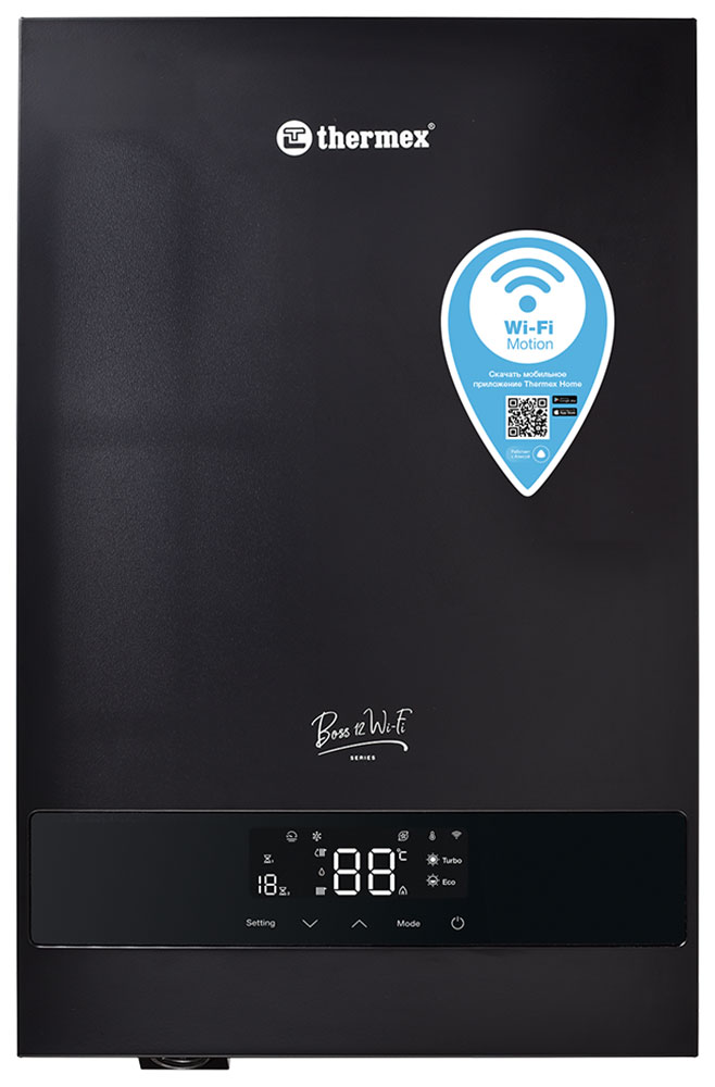 Изображение товара Электрический котел Thermex Boss 12 Wi-Fi (Black)