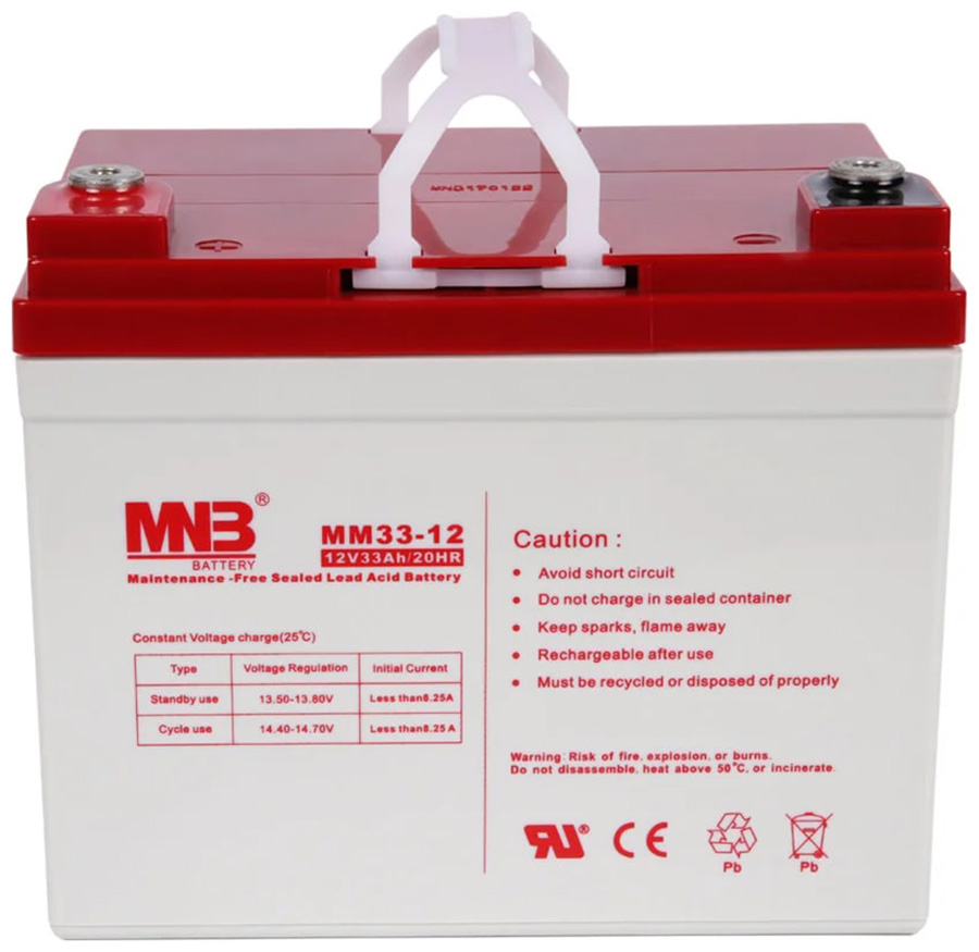 

Аккумуляторная батарея MNB MM33-12, Белый