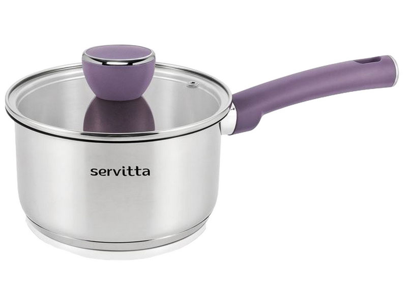 Изображение товара Ковш Servitta Viola 1,8 л с крышкой из термостойкого стекла