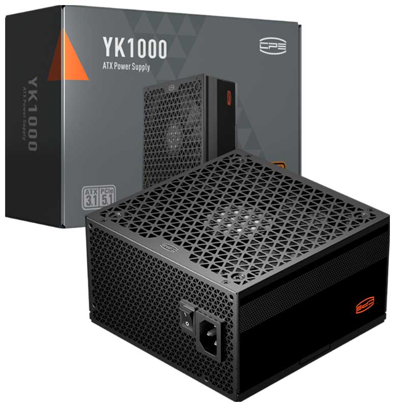 Изображение товара Блок питания PCCooler YK1000 1000W Bronze ATX активный PFC