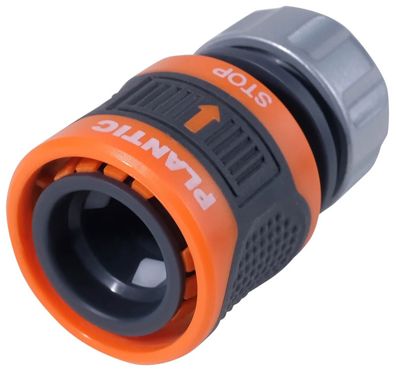 Изображение товара Коннектор Plantic c металлическим фиксатором и аквастопом 5/8-3/4 дюйма