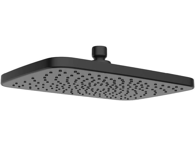 Изображение товара Душевая лейка Lemark верхняя прямоугольная черная 300x200 мм