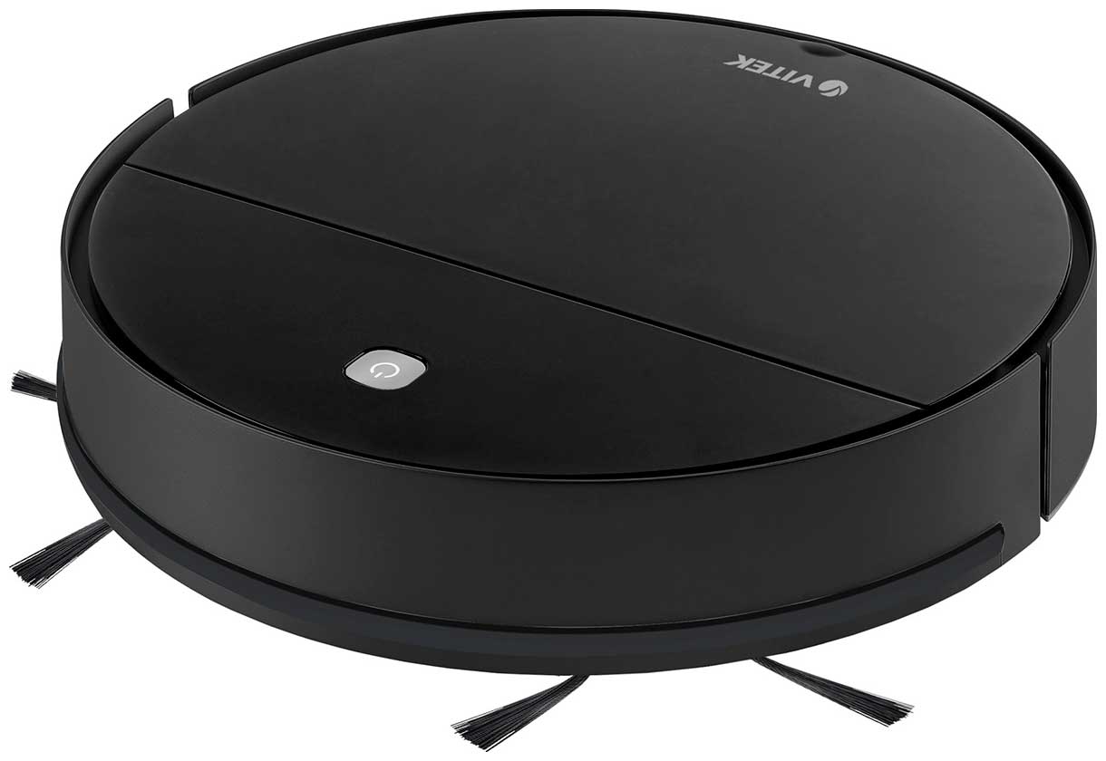 Изображение товара Робот-пылесос Vitek Midnight VT-1809 с влажной уборкой и управлением со смартфона
