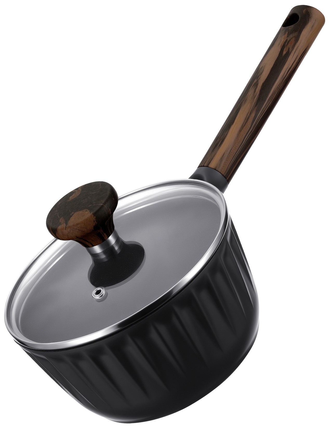 Изображение товара Ковш Regent inox Linea FIAMMA 16 см с индукционным дном и антипригарным покрытием