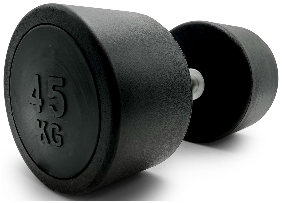 

Гантель Unix Fit, PRO, круглая, обрезиненная 45 кг / шт. (DBRND45PBK), Черный