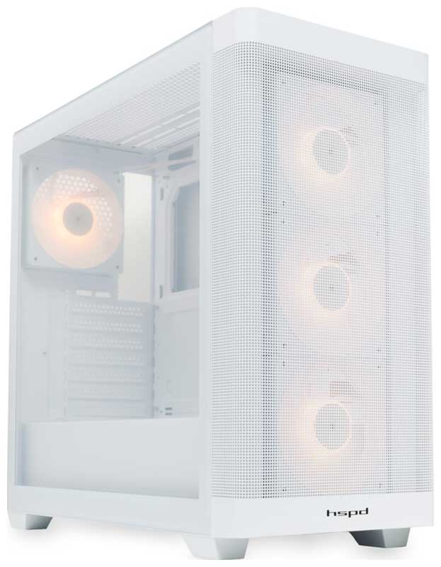 Компьютерный корпус HSPD M740 (M740-TGWH-ARGB) Компьютерный корпус HSPD M740 (M740-TGWH-ARGB)