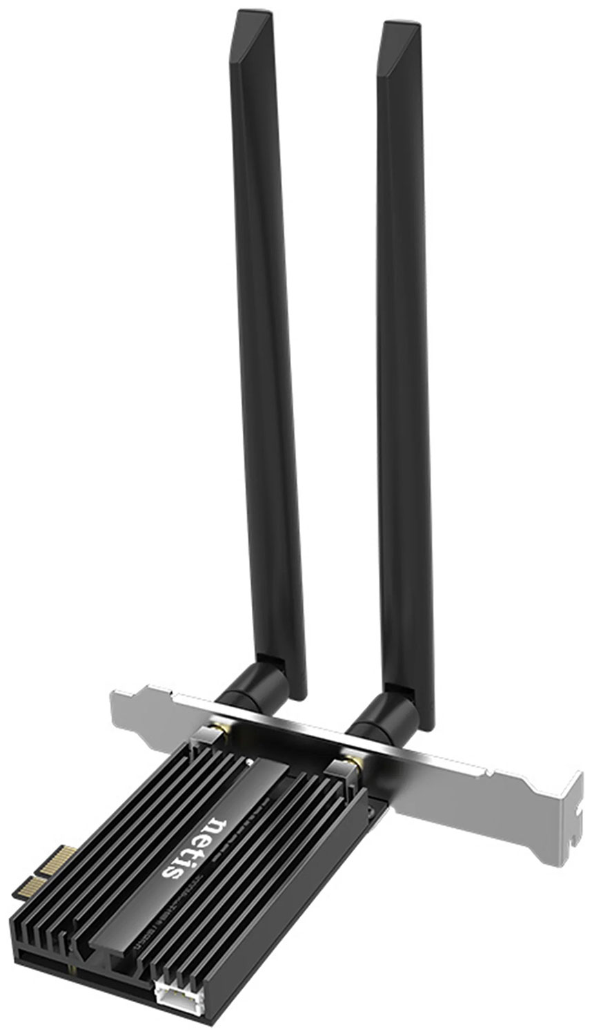 Изображение товара Netis F1 AX3000 Wi-Fi Bluetooth адаптер PCIe беспроводной 2.4/5 ГГц