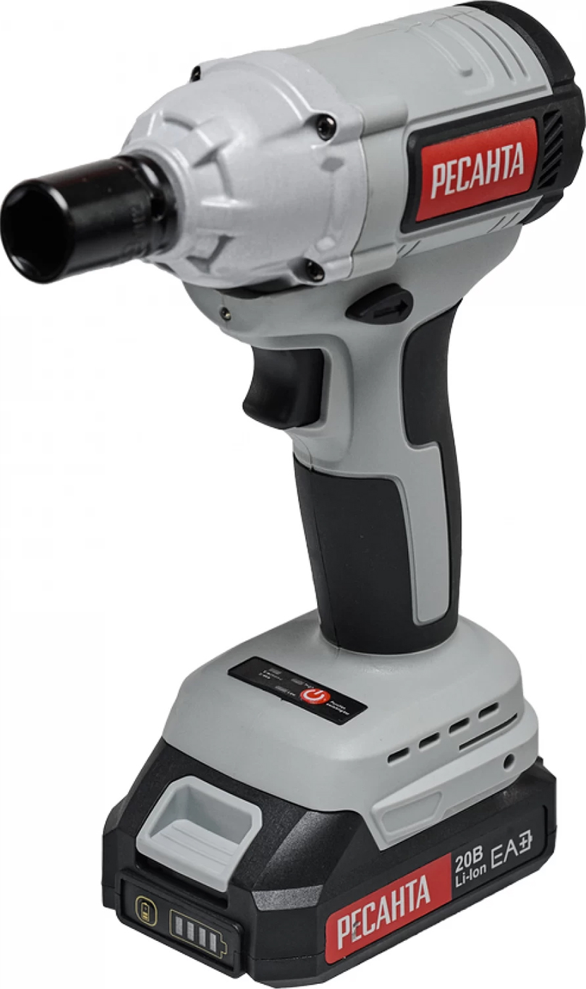 

Гайковерт аккумуляторный Ресанта АГ-300/20L, в комплекте 2 АКБ и ЗУ, в кейсе