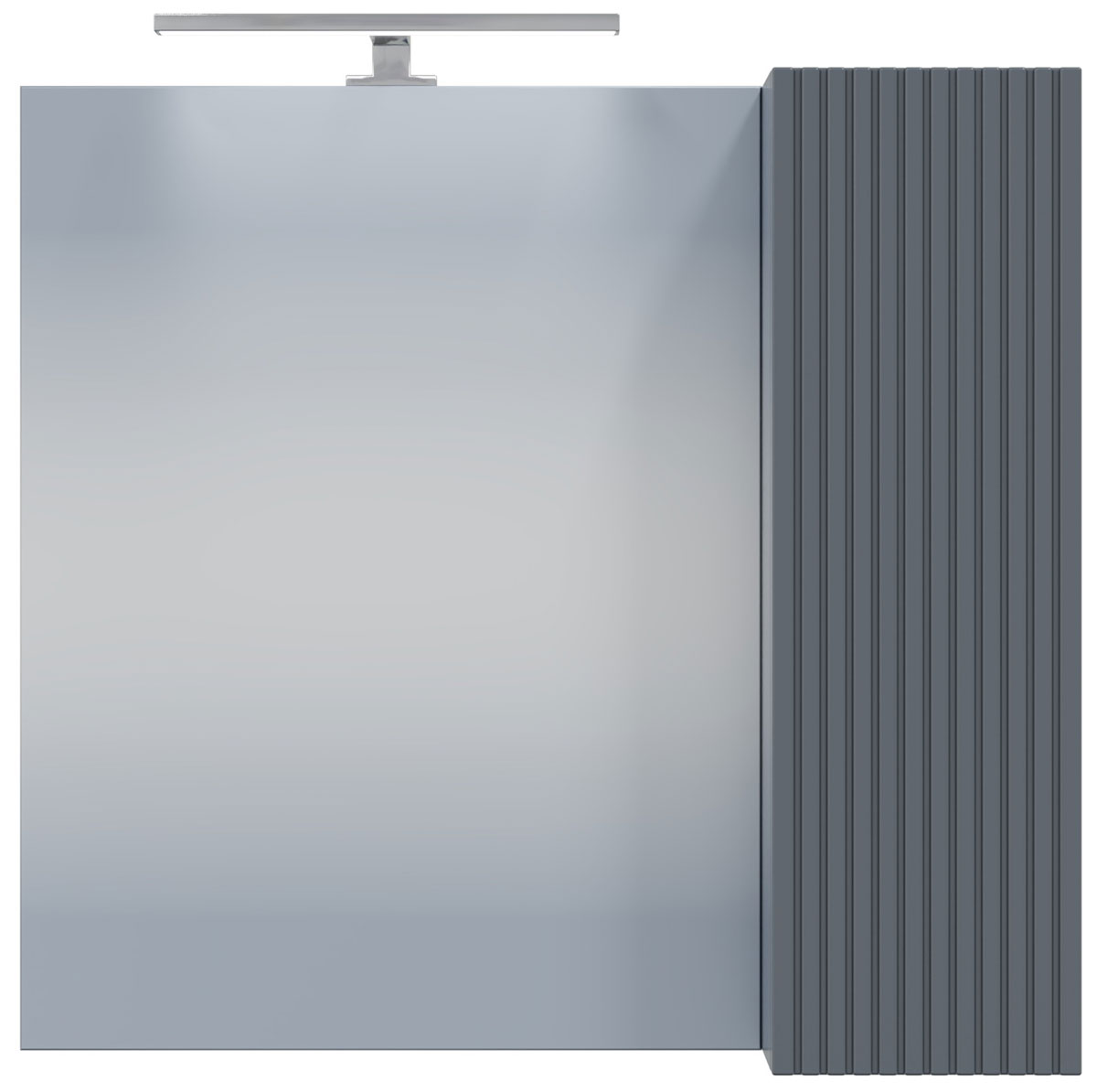 Изображение товара Зеркальный шкаф СаНта Альтаир 70 со светом, графит матовый