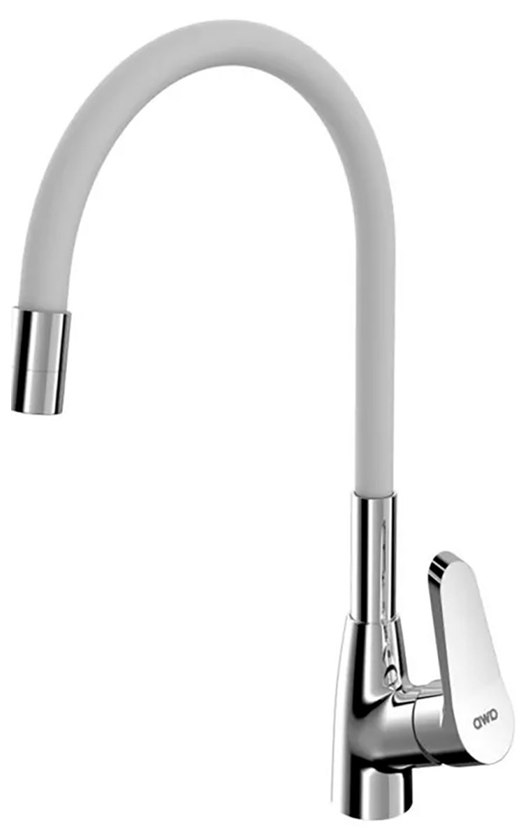 Изображение товара Кухонный смеситель AWP Sintur K1001CW с гибким изливом и керамическим вентилем