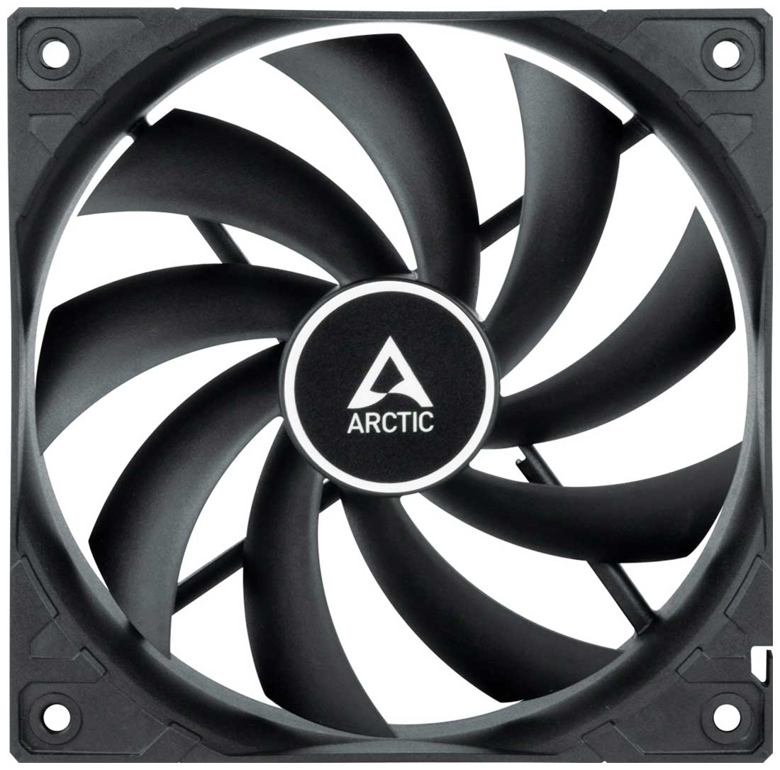 Изображение товара ARCTIC F12 PWM Black 5 Pack Вентилятор для корпуса с регулируемой скоростью