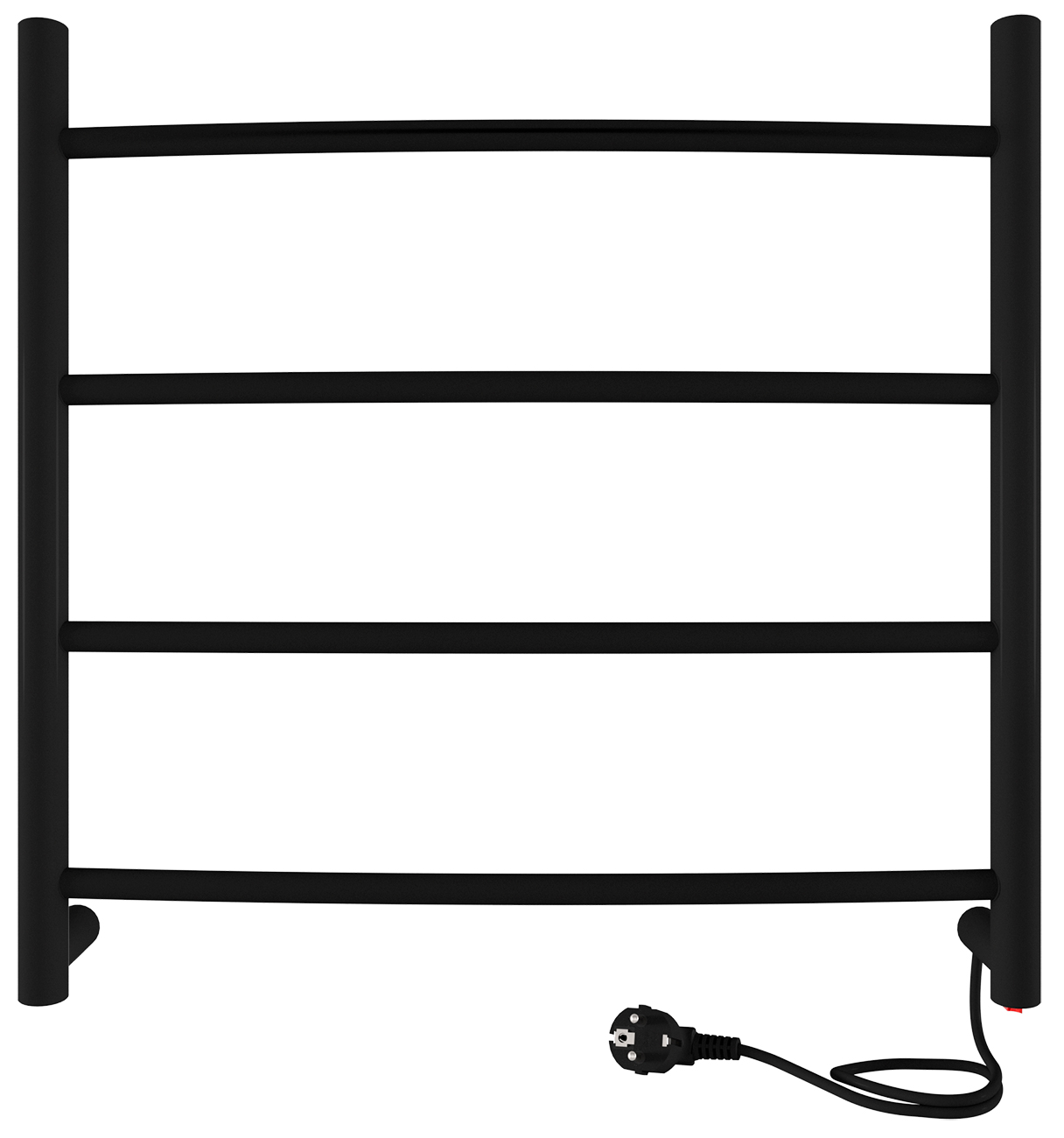 Изображение товара Электрический полотенцесушитель Indigo Arc, без полки, черный муар (LCAE50-50BRR)