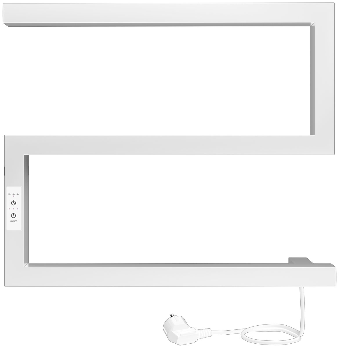 Изображение товара Электрический полотенцесушитель Indigo Sparta без полки белый матовый (DGS40-50WMRt)