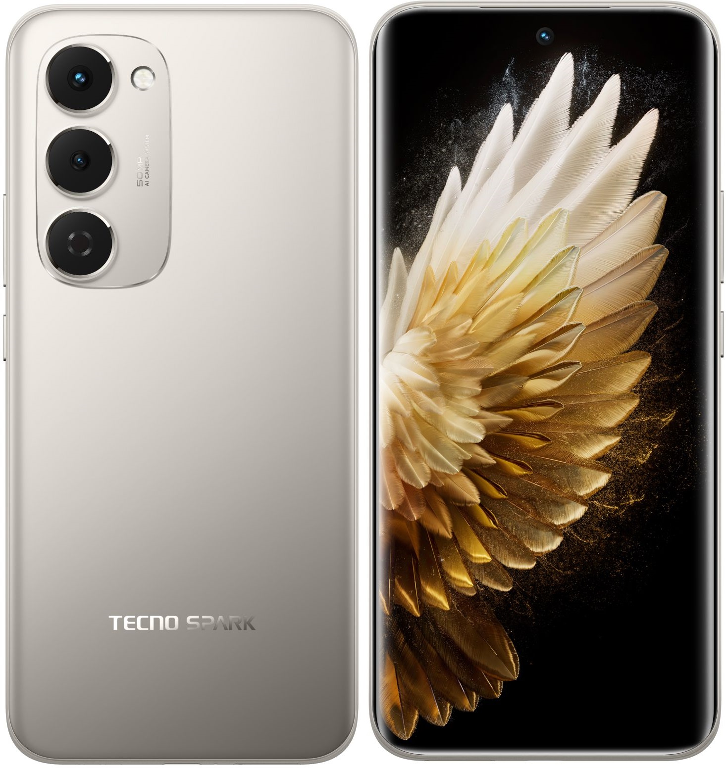 Изображение товара Мощный смартфон Tecno Spark 40 Pro+ 8ГБ RAM 256ГБ титан водоот IP64