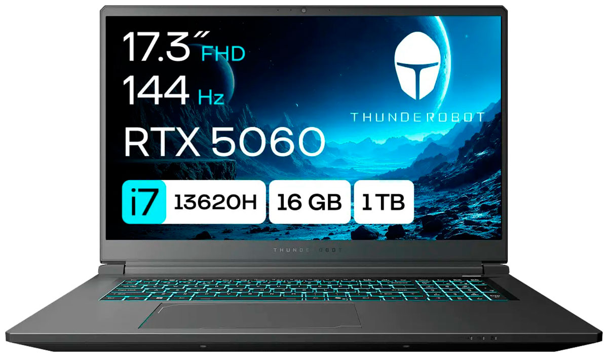 Изображение товара Игровой ноутбук Thunderobot Range 17 G2 Pro (JT009F00KRU)