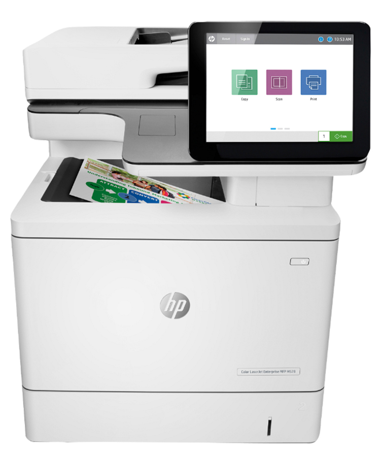 Изображение товара МФУ лазерный HP Color LaserJet Pro M578dn (7ZU85A)