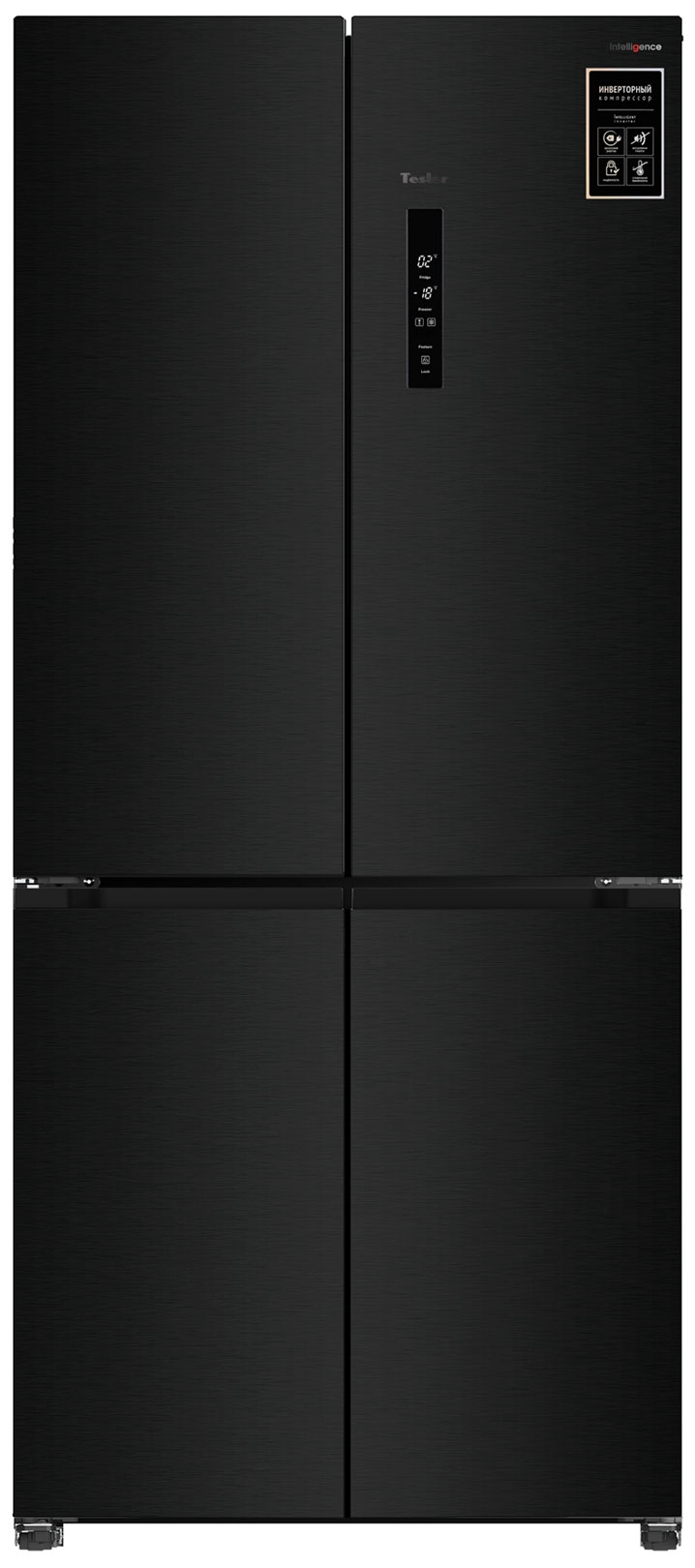 Изображение товара Многокамерный холодильник Tesler RCD-487BI GRAPHITE двухкамерный со No Frost и инверторным компресс