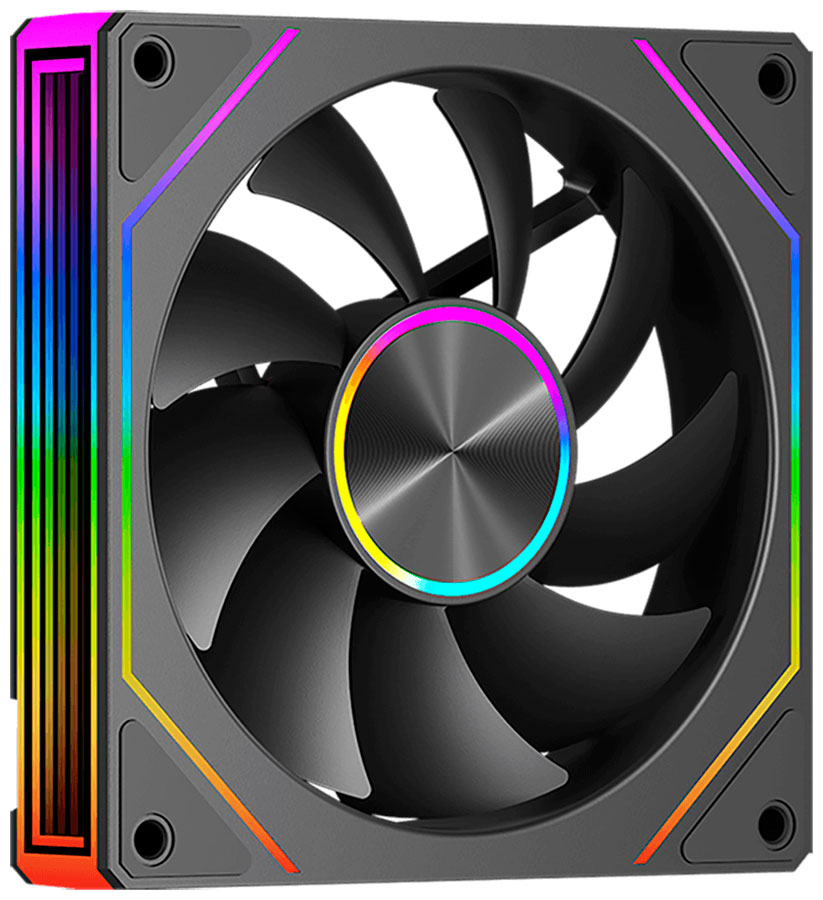Изображение товара Вентилятор для корпуса PCCooler FG120 ARGB 120mm Black с подсветкой ARGB