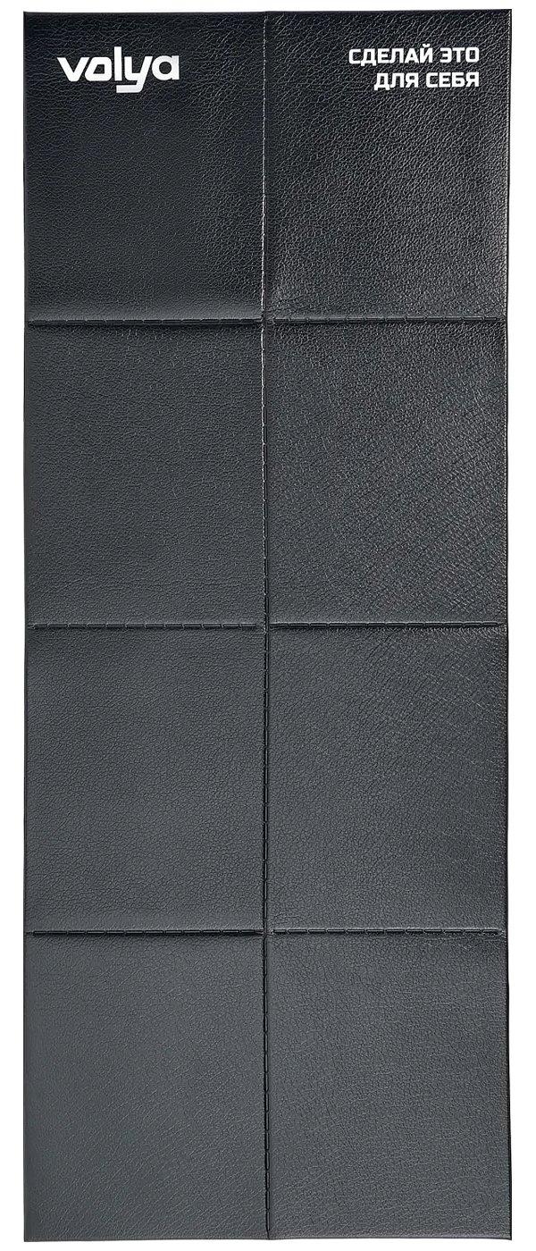 

Коврик складной Volya для занятий спортом / велостанка, 190x75см, толщина 6мм (VM01B75), Черный