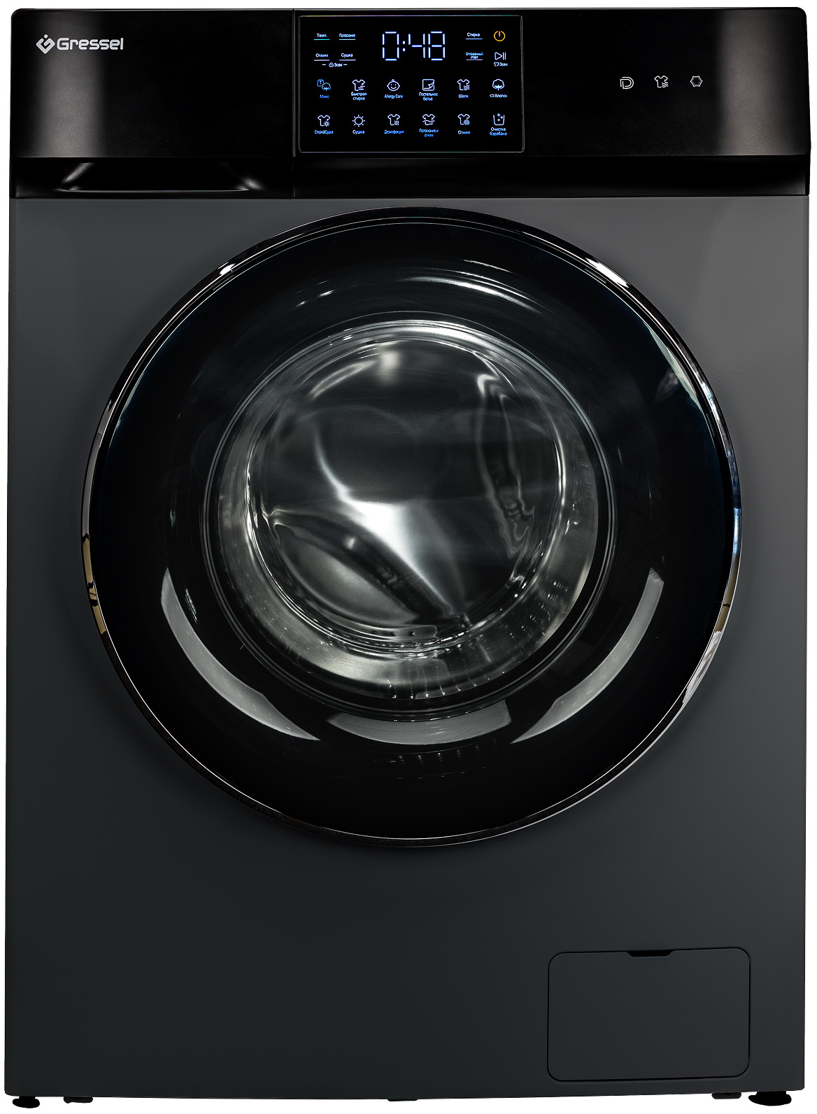 

Стиральная машина с сушкой Gressel UBS602 серый